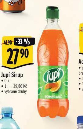 Albert Jupí sirup nabídka