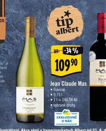 Albert Jean claude mas chardonnay nabídka