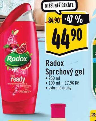 Albert Radox sprchový gel nabídka