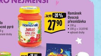 Albert Hamánek ovocná přesnídávka nabídka