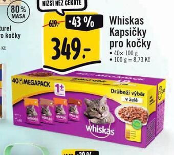Albert Whiskas kapsičky pro kočky nabídka