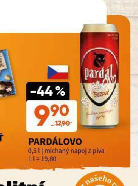 Terno Pardálovo míchaný nápoj z piva nabídka