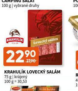 Terno Krahulík lovecký salám nabídka