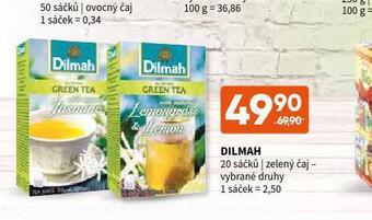 Terno Dilmah zelený čaj nabídka