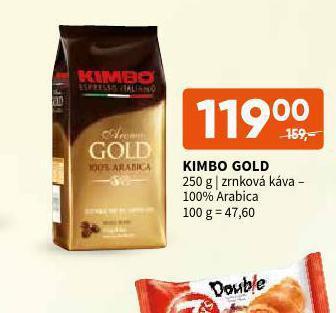 Terno Kimbo gold zrnková káva nabídka
