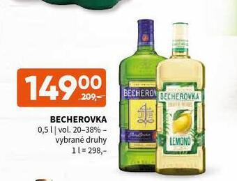 Terno Becherovka nabídka