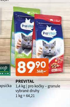 Prevital granule pro kočky