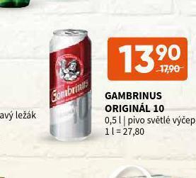 Terno Pivo gambrinus originál nabídka