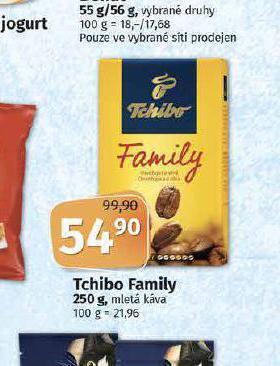 Coop Tchibo family mletá káva nabídka