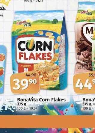 Coop Bonavita corn flakes nabídka