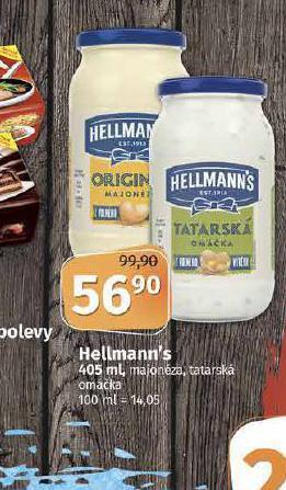 Coop Hellmann´s tatarská omáčka, majonéza nabídka