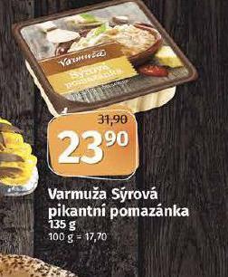 Coop Varmuža sýrová pikantní pomazánka nabídka