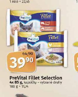 Coop Prevital fillet selection kapsičky pro kočky nabídka