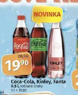 Coop Coca cola, kinley, fanta nabídka