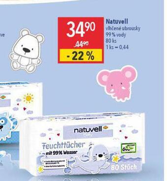Globus Natuvell vlhčené ubrousky nabídka