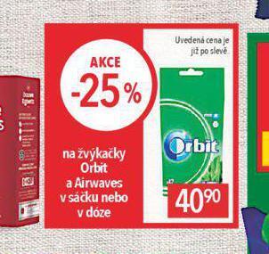 Globus Orbit žvýkačky nabídka