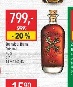 Globus Bumbu rum nabídka