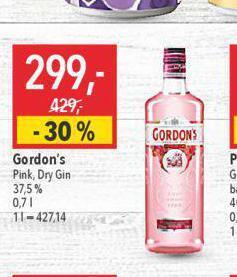 Globus Gordon's gin nabídka