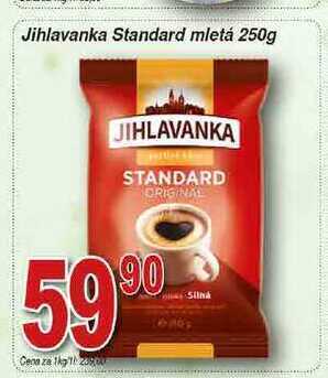 Hruška Jihlavanka standard mletá káva 250g nabídka