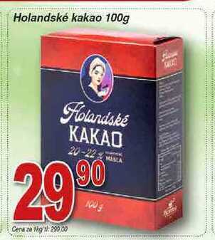 Hruška Kávoviny holandské kakao 100g nabídka