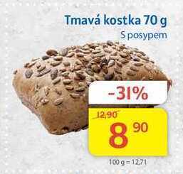 Kubík potraviny Tmavá kostka s posypem 70 g nabídka