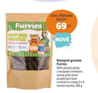 Pet Center Konopné granule furries nabídka