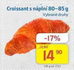 Kubík potraviny Croissant s náplní 80-85 g nabídka