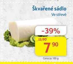 Kubík potraviny Škvařené sádlo ve střevě 100 g nabídka