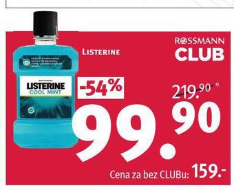 Rossmann Listerine ústní voda nabídka