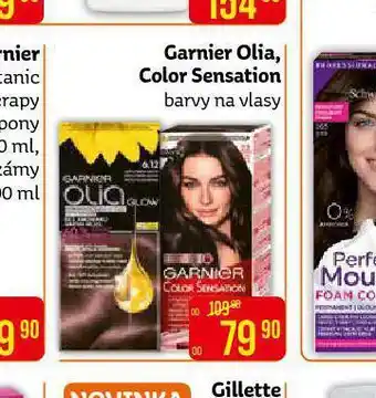 Teta Garnier olia, color sensation nabídka