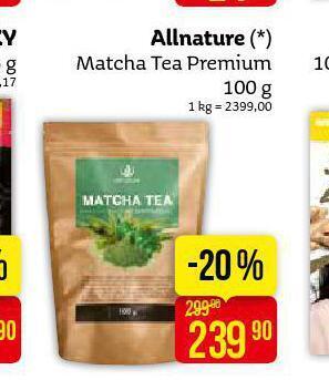 Teta Allnature matcha tea premium nabídka