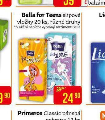 Teta Bella for teens slipové vložky nabídka