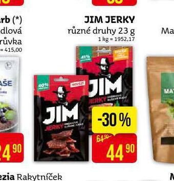 Teta Jim jerky nabídka