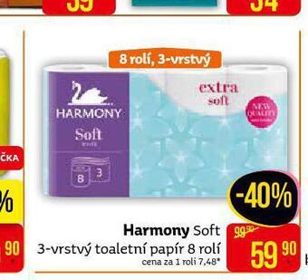 Teta Harmony toaletní papír nabídka