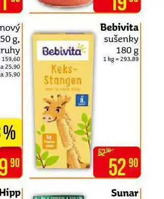 Teta Bebivita sušenky nabídka