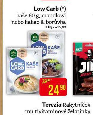 Teta Low carb kaše nabídka