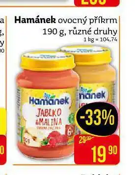 Teta Hamánke ovocný příkrm nabídka