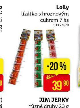 Teta Lolly lízátko s hroznovým cukrem nabídka