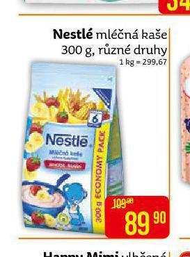 Teta Nestlé mléčná kaše nabídka