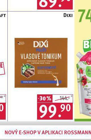 Rossmann Dixi vlasové tonikum nabídka