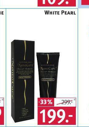 Rossmann White pearl zubní pasta nabídka