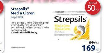 Benu Strepsils med a citron nabídka