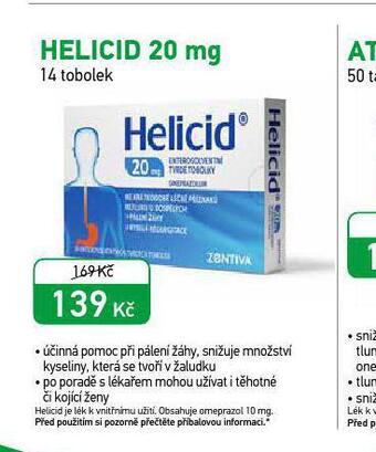 Alphega Lékárna Helicid nabídka