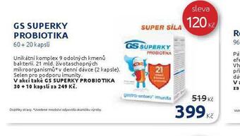 Benu Gs superky probiotika nabídka