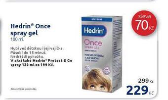 Benu Hedrin once spray gel nabídka
