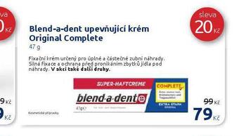Benu Blend a dent fixační krém nabídka