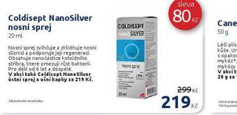 Benu Coldisept nanosilver nosní sprej nabídka
