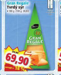 Gran regale tvrdý sýr