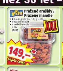 Norma Pražené arašídy nabídka