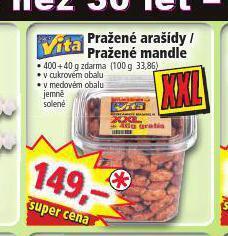 Norma Pražené mandle nabídka